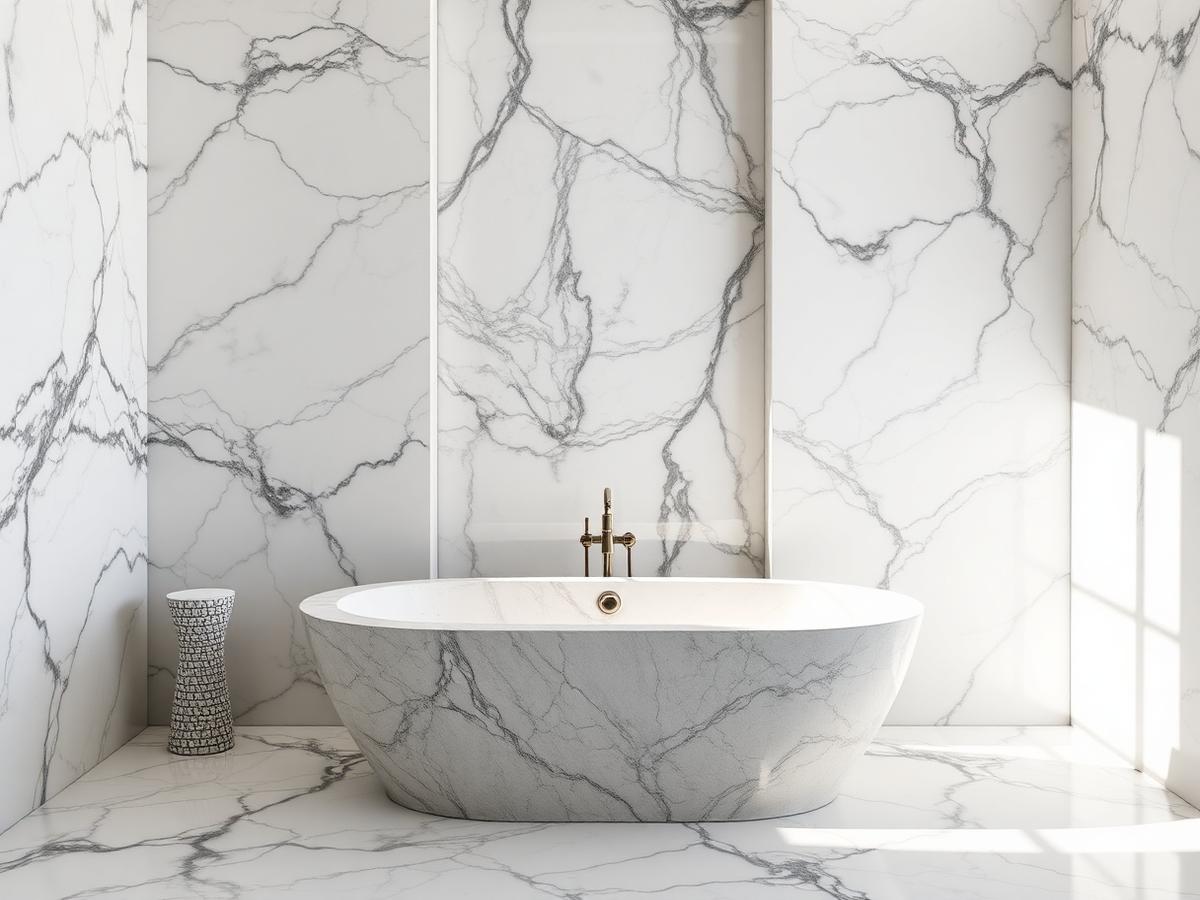 Aqua Marble Bath